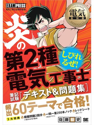 cover image of 電気教科書 炎の第2種電気工事士 筆記試験 テキスト＆問題集